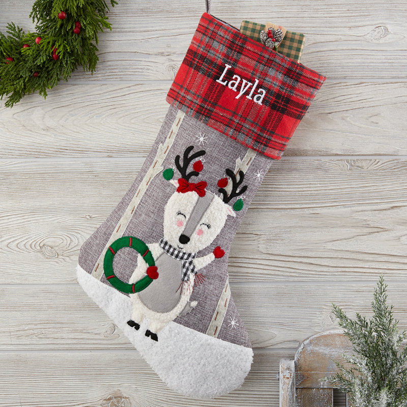 Chaussette de Noël Winery Cheer Deer, Oui