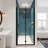 30"x72"Universal Pivot Tempered Glass Shower Door-120988542