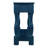 63" Console Table With Storage Drawers. Navy Blue, Solid Wood Frame, Stable Structure, Easy Assembly Bottom Shelf And Drawer. Strong Stable, To Install