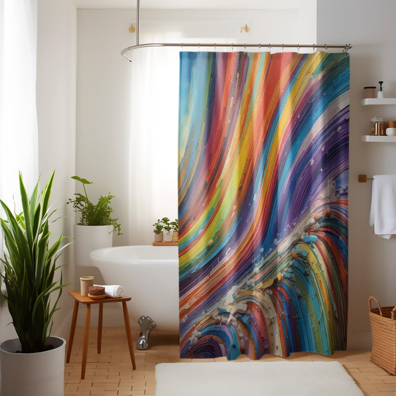 Rideau de douche Hocking Abstract