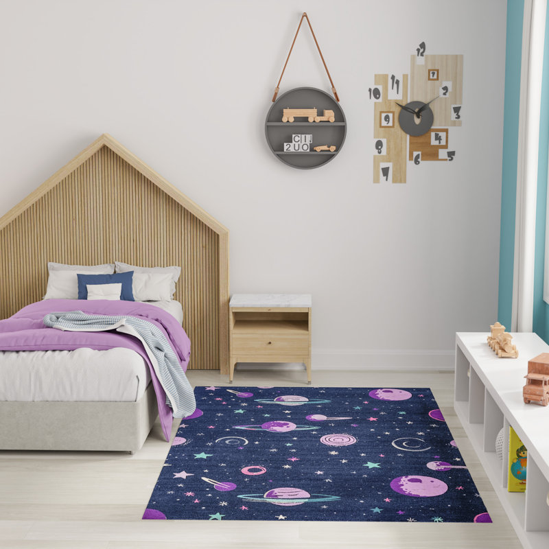 Nourison Imagination Machine Washable Black Indoor Rug, Rectangle 4' x 6'
