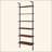 6-Shelf Modern Minimalist Open-Back Wall Bookshelf, Ample Storage For Books