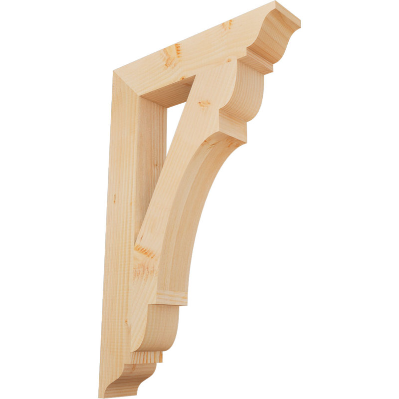 Support olympique traditionnel, H 32 po x l 3,5 po x P 20 po, Douglas (lisse)