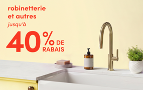 robinetterie et autres en solde