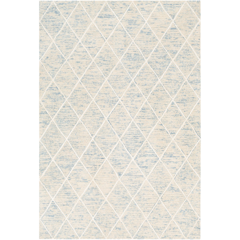 Lynden Hand Tufted Geometric Indoor Rug, Rectangle 4' x 6'