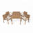 5 piece Outdoor Patio Dining Set-1933063343-1933063342
