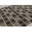 Scandinavian Wool Geometric Area Rug in Beige, Brown, Blue