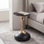 Pedestal Cylinder Tray Top Side Table-562765287