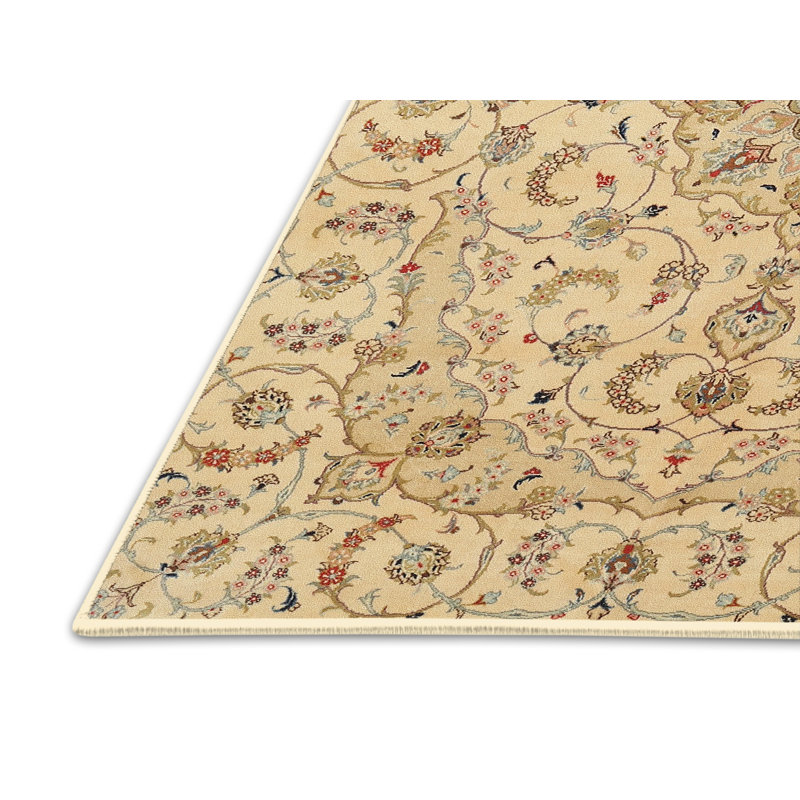 Tapis brun/gris/beige traditionnel, Rectangle 8 pi x 10 pi