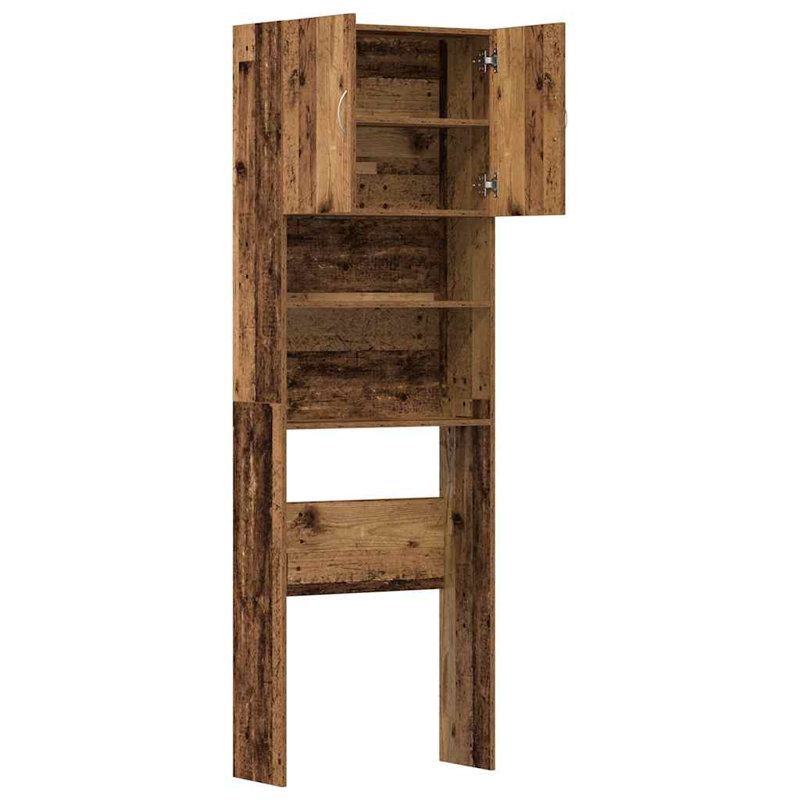 Engineered Wood Freestanding Bathroom Cabinet, Old Wood