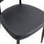  La chaise de salle à manger minimaliste et ergonomique, avec un dossier incurvé pour une conception confortable, libère une nouvelle position assise confortable et minimaliste.-1521528137