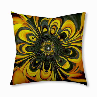 Abstract Reversible Throw Pillow