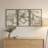 Metal Floral Wall Decor Set - 3 Piece Wall Art-826092237-826092225