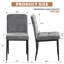 Modern Dining Chair with Metal Legs-1116497338