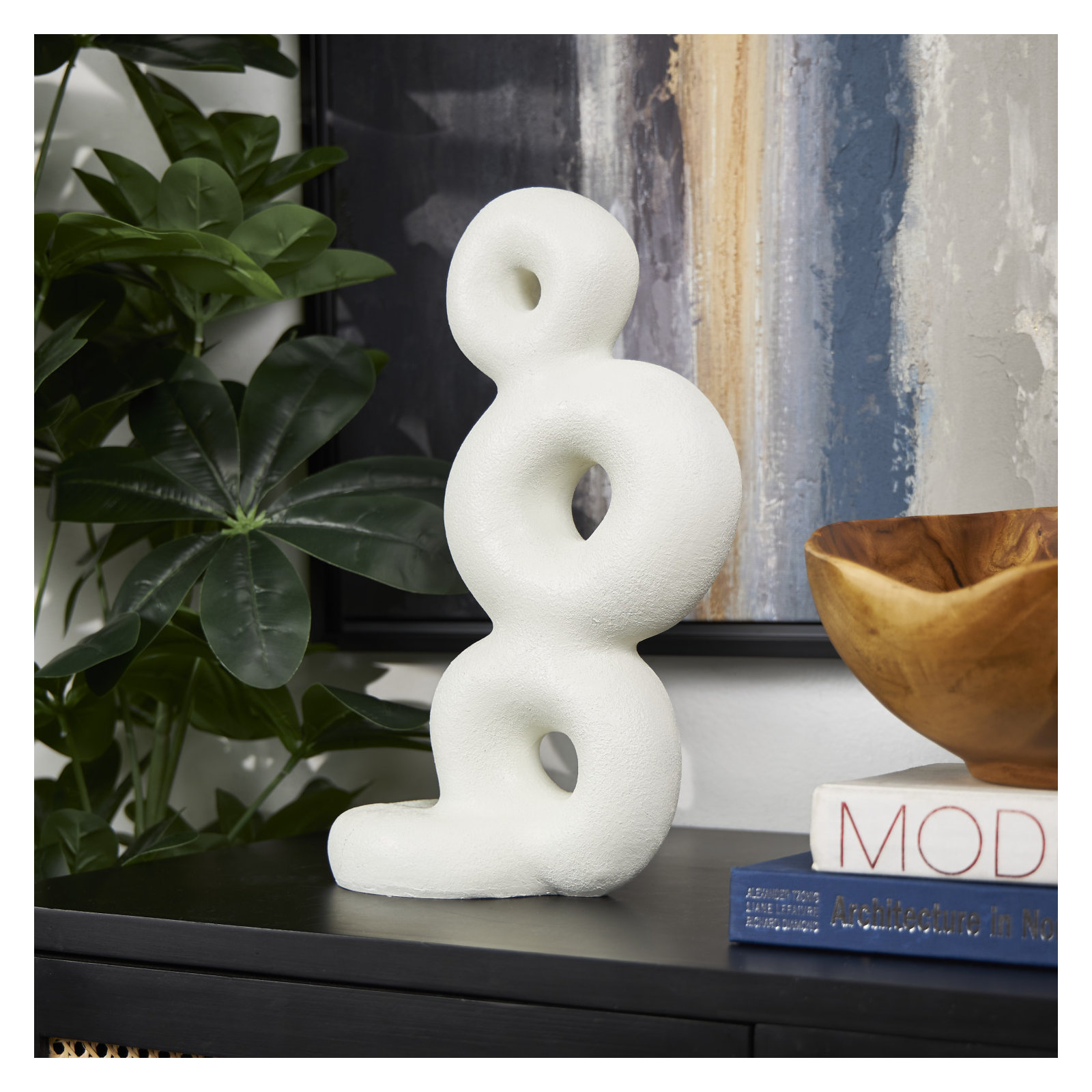 Laley Sculpture, 14.2" H x 9.15" W x 5.35" D