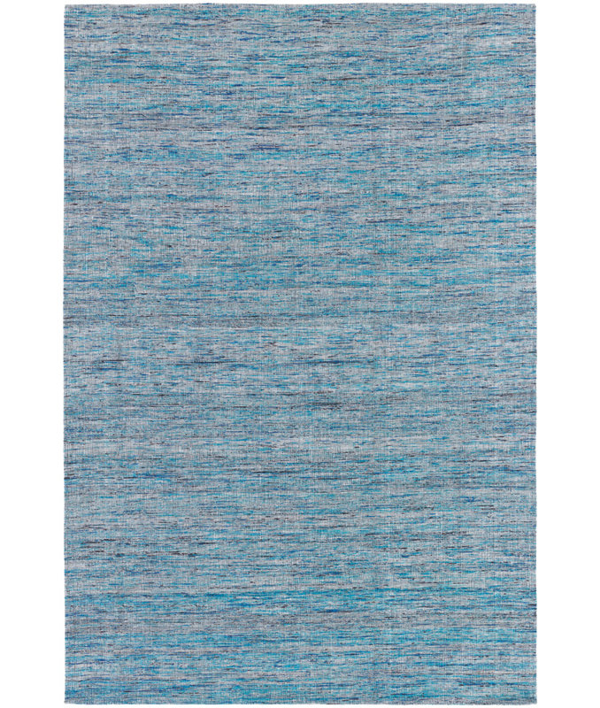 Tapis dhurrie light blue area Cabarley, 5 pi x 7 pi 6 po