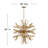 Vida Thirteen-Light Modern Orb Hanging Chandelier w/ Crystal Accents-869491060