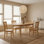 Oak Dining Chairs Set Of 4, Wooden Seats, Traditional Style, Solid Wood Construction, Durable, Residential Use, Lightweight, Elegant Design
