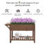 Jardin surélevé en bois 2 pi x 4 pi Izie