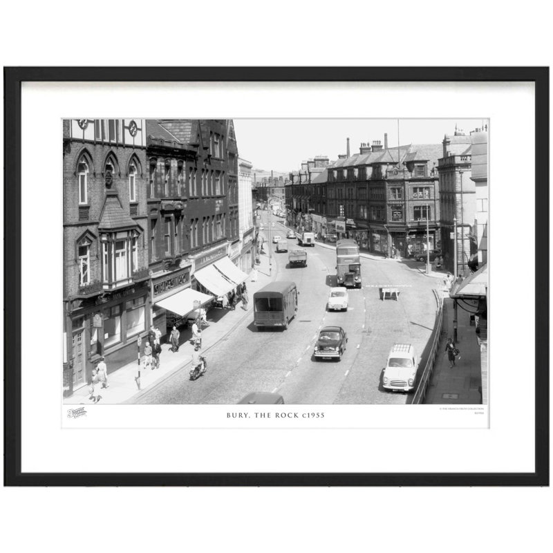 Bury, The Rock C1955 by Francis Frith - Single Picture Frame Print, 45cm H x 60cm W x 2.3cm D