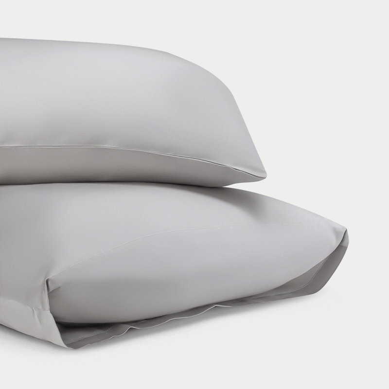 Rayon From Bamboo Pillowcases, Gray, King Pillowcase Case Pack