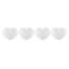 Le Creuset Stoneware Set Of 4 Heart Mini Bowls Multi Color-1271498180