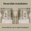 Folding Glass Shower Doors for Bathtub, 48 in. W x 58 in. H Pivot Frameless Tub Shower Door, Tempered Glass Shower Panel Screen-98844526