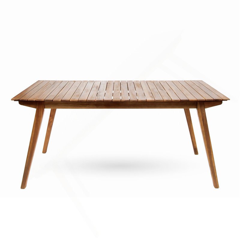 Outdoor 69" Solid Wood Dining Table