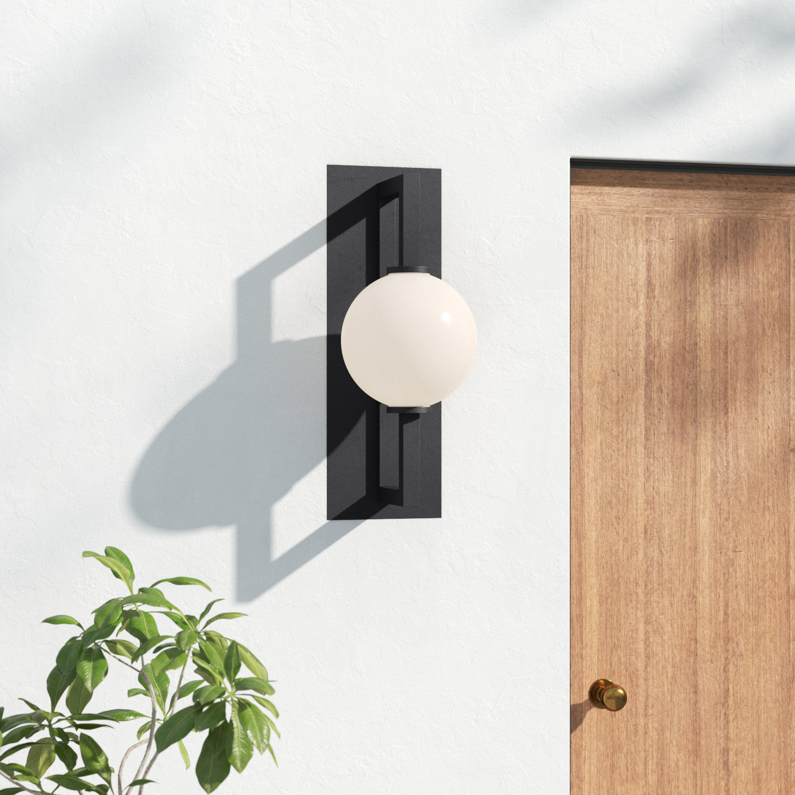 Sairy Single Light Outdoor Wall Light, 29.5" H x 10" W x 13" D