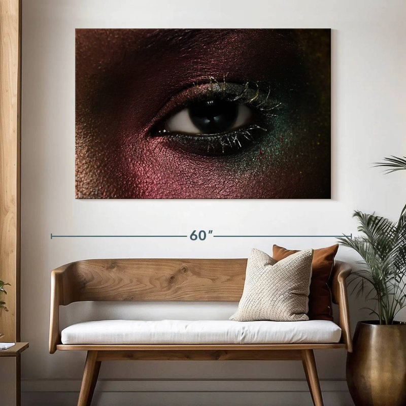 Shuttleworth Dramatic Eye Makeup, 34" H x 51" W