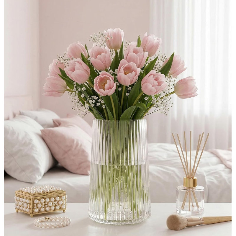 Glass Table Vase, Clear
