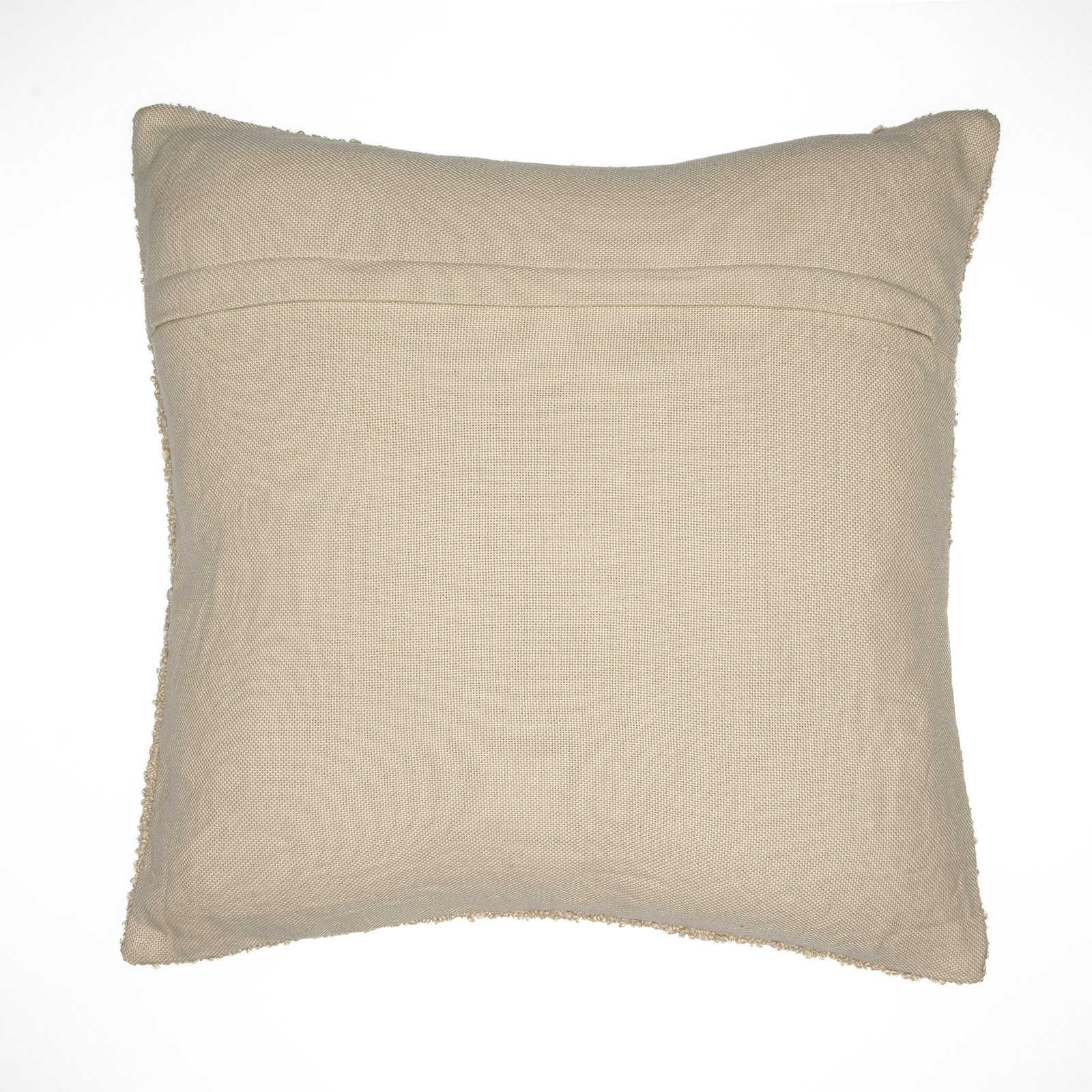 Pillow Cover, Beige, 24"H x 24"W, Polyester/Polyfill