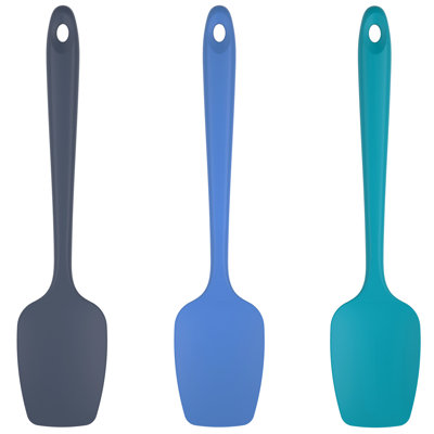 U-Taste 600ºF Heat-Resistant Silicone Spoon Spatula Set Flexible Scraper for Baking Cooking Mixing