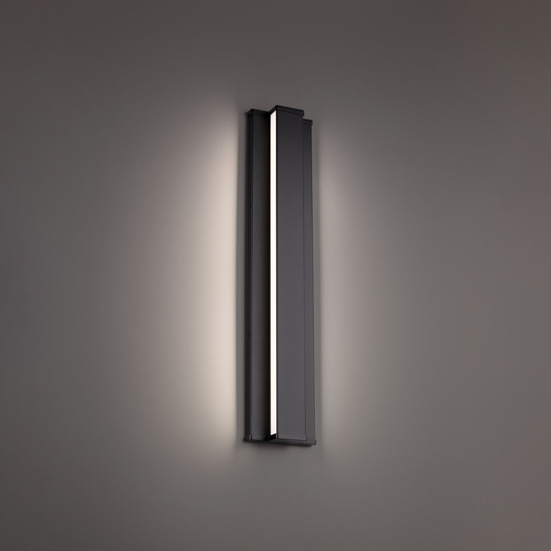 Revels Aluminum LED Wall Light, 24" H x 5" W x 2" D, 3500K, 28W
