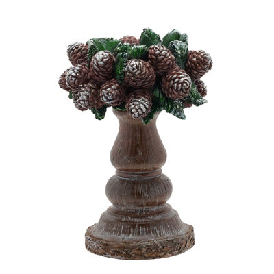 Wood Tabletop Candlestick