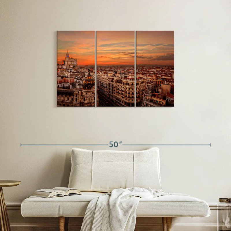 Sireci Madrid Sunset, 24" H x 38" W