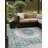 Contemporary Hintz Area Rug Aqua Color-675160582