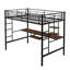 Lit mezzanine avec bureau et tablette, conception peu encombrante-931147040