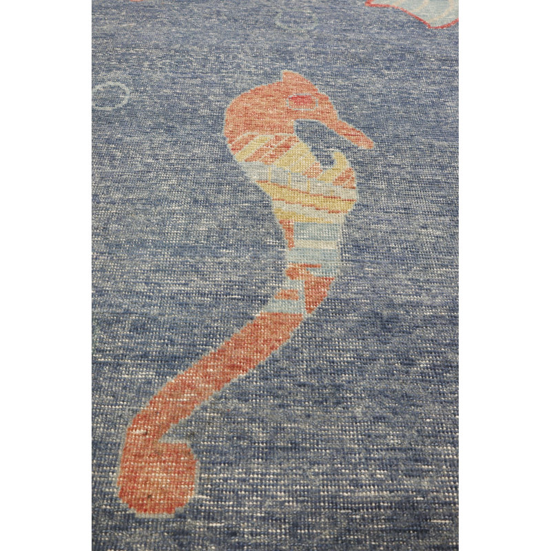 Tapis rectangulaire unique de 12 pi 11 po x 15 pi 10 po Rajasthan