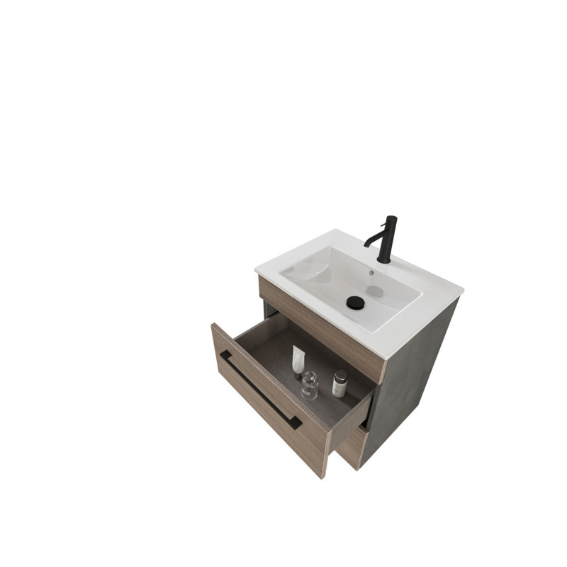 Elles Single Vanity, Medium Elm