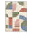 Elijahpaul Archeo Geometric Machine Washable Green / Beige / Blue / Red Indoor Area Rug with Non-Slip Backing-1764942774