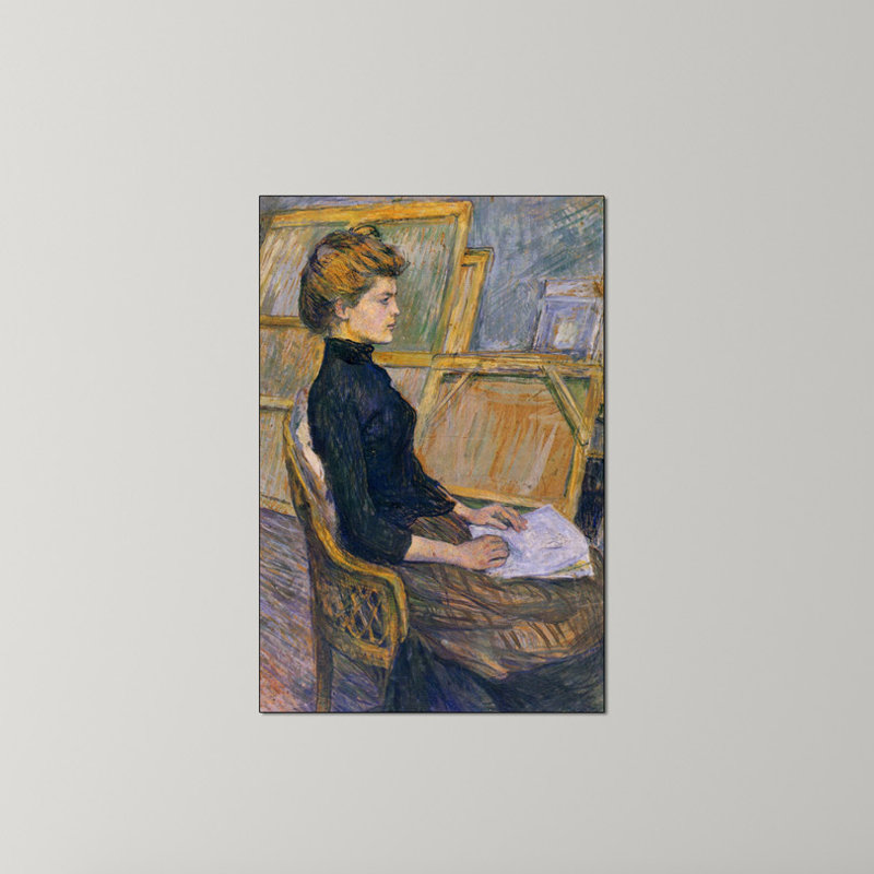 Henri De Toulouse-Lautrec - Wrapped Canvas Painting, 90cm H x 60cm W x 1.8cm D