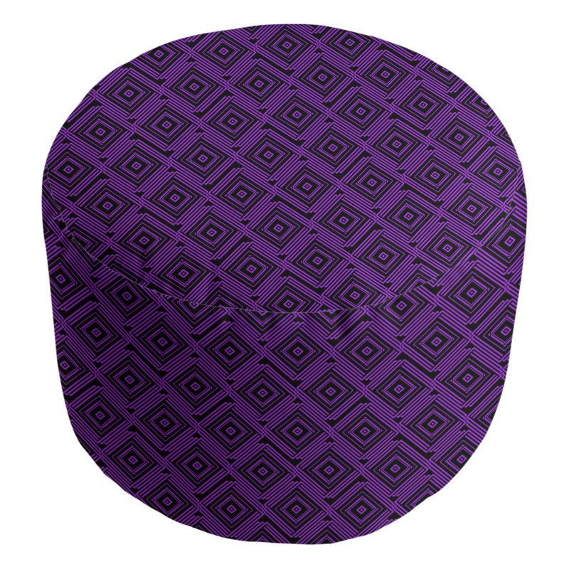 Repose-pieds Avicia, Violet foncé / noir