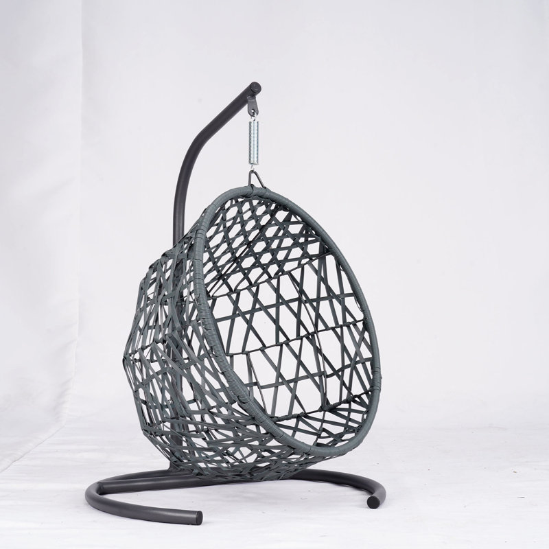 Fauteuil œuf de chat respirant - garde les animaux de compagnie au frais et confortable Lit balançoire gris avec support et style coussin pour chats, petits chiens et autres animaux