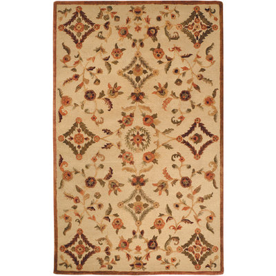 Mcgrail Wool Floral Rug