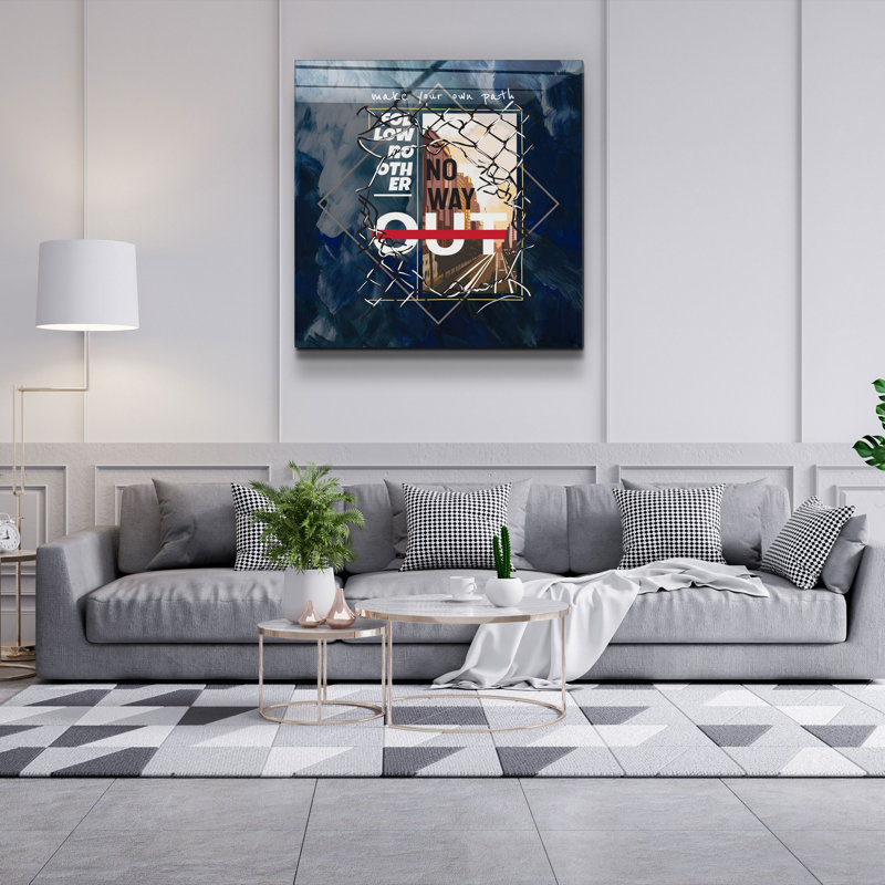 Elegant Decorative Tempered Glass Painting, 40 x 40 Inches | 100% Tempered Glass, Thickness: 0.16 Inches | UV Printing for Vibrant Colors & Durability | Perfect for Home Decor & Art Enthusiasts