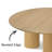 Leviah 40'' W Round Drum Coffee Table-101306602