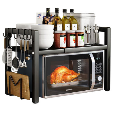 Adonnis Steel Baker's Rack with Microwave Compatibility