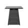 Chartion Square Aluminum Propane Smokeless Fire Pit Table with Hidden Fuel Tank