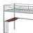 Hanny Metal Loft Bed With Desk, Ladder And Guardrails-507989440-513852660